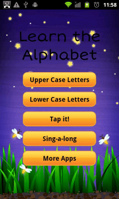 Screenshot of the application Learn the Alphabet - #4