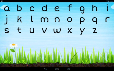 Screenshot of the application Learn the Alphabet - #8