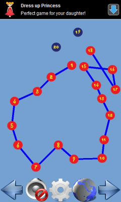 Screenshot of the application Connecting the dots - Cars - #2