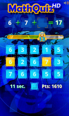 Screenshot of the application Math Quiz HD - #2