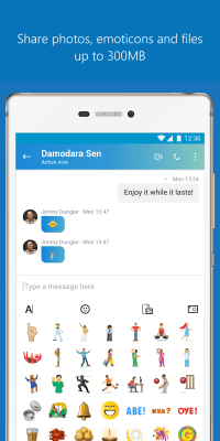 Screenshot of the application Skype Lite - #6
