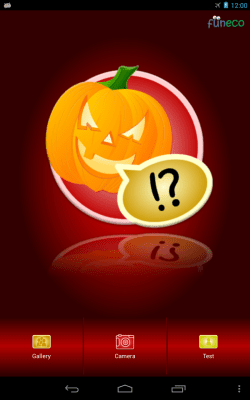 Screenshot of the application Photo talks Halloween - #9