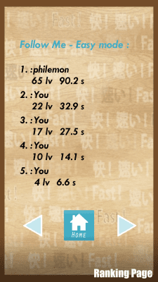Screenshot of the application Fast Touch - #2