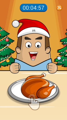 Screenshot of the application Turkey Time - Xmas version - #5