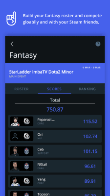 Screenshot of the application Dota Pro Circuit - #4