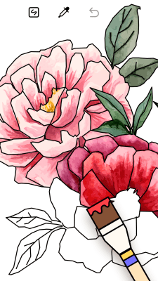 Screenshot of the application Dot to Dot to Coloring - #3