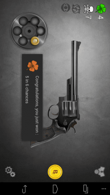 Screenshot of the application Russian Roulette - #2