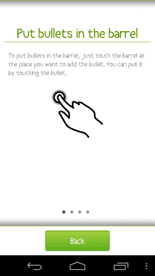 Screenshot of the application Russian Roulette - #3