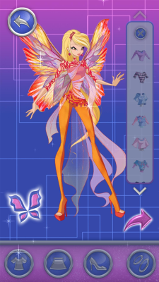 Screenshot of the application World of Winx - Dress Up - #3