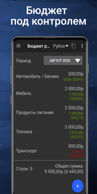 Screenshot of the application Home accounting - #8