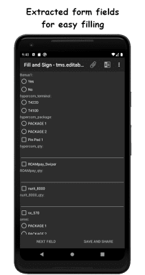 Screenshot of the application Fill and Sign PDF Forms - #3