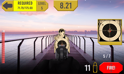 Screenshot of the application End game in the shooting range - #2