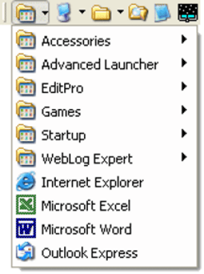 Screenshot of the application Advanced Launcher - #2