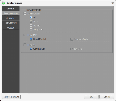 Screenshot of the application iPhone 4S Transfer Standard - #2