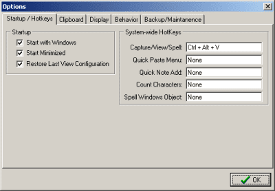 Screenshot of the application Clipboard Help Spell Portable - #6