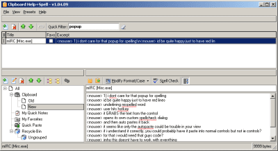 Screenshot of the application Clipboard Help Spell - #3
