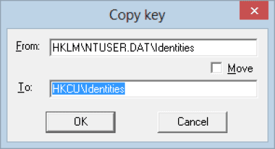 Screenshot of the application Advanced Regedit - #2