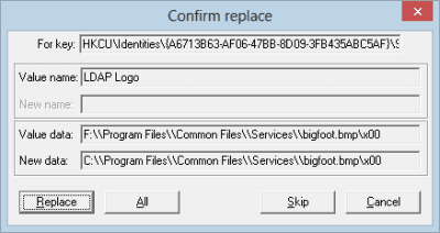 Screenshot of the application Advanced Regedit - #4