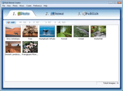 Screenshot of the application Flash Banner Creator - #2