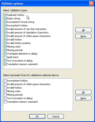 Screenshot of the application Lingobit Localizer - #2