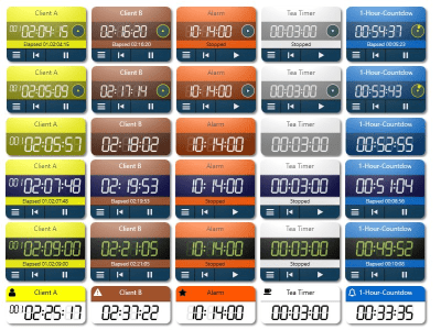 Screenshot of the application Multi Timer - #2