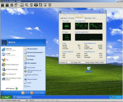 Screenshot of the application Bochs - #2