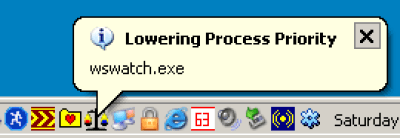 Screenshot of the application Process Tamer - #2