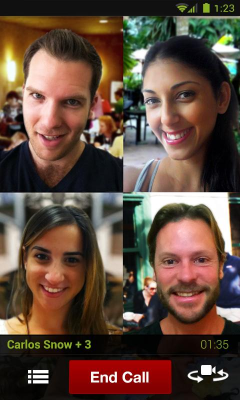 Screenshot of the application Fring - #5