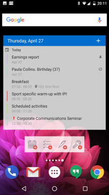 Screenshot of the application EssentialPIM - #8