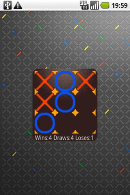 Screenshot of the application Tic Tac Toe Widget - #2