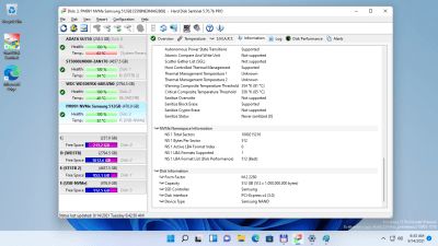 Screenshot of the application Hard Disk Sentinel Standard - #5