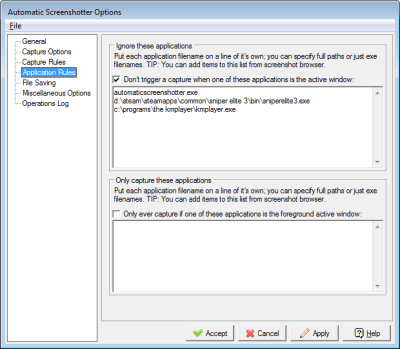 Screenshot of the application Automatic Screenshotter - #2