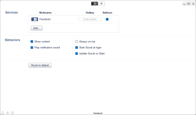 Screenshot of the application Social for Facebook - #2
