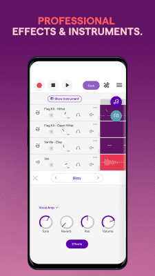 Screenshot of the application Soundtrap Studio - #4