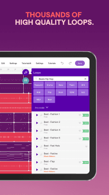 Screenshot of the application Soundtrap Studio - #12