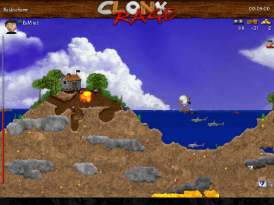 Screenshot of the application Clonk - #3