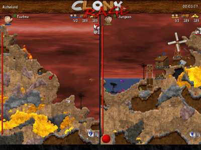 Screenshot of the application Clonk - #4