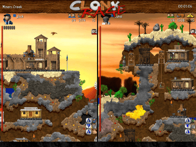 Screenshot of the application Clonk - #10