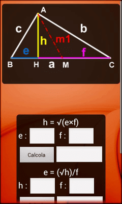 Screenshot of the application Geometric formulas - #7