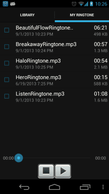Screenshot of the application Ringtone Maker & MP3 Cutter - #3