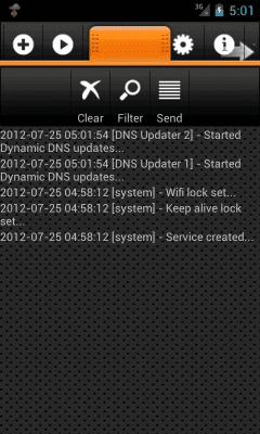 Screenshot of the application DNS Server - #7