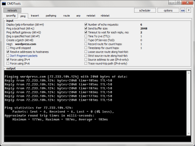 Screenshot of the application CMDTools - #2