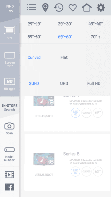 Screenshot of the application SAMSUNG TV & Remote (IR) - #3