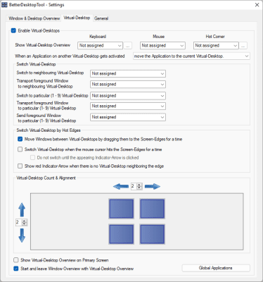 Screenshot of the application BetterDesktopTool - #2