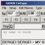 Download CwType morse terminal