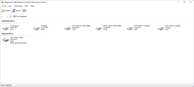 Screenshot of the application Office Recovery - #2