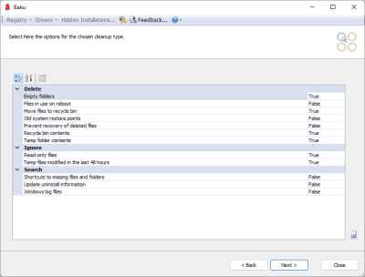Screenshot of the application Baku - #3
