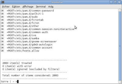 Screenshot of the application DAR - #2