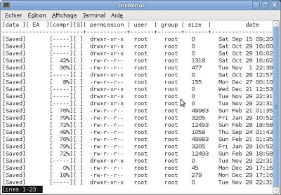 Screenshot of the application DAR - #3