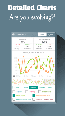 Screenshot of the application Follower Stats for Instagram - #5